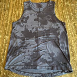 Nike Yoga Dri-Fit Tie-Dye Workout Tank Top Shirt Men’s Size M